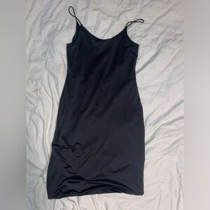 Fashion Nova black Midi dress